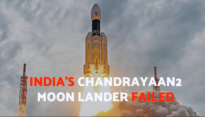 Failed Chandrayaan 2 Live Mission